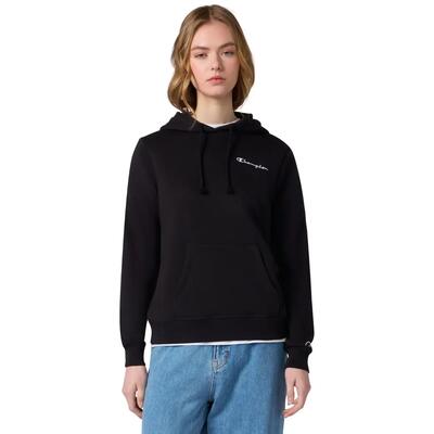 Champion dameshoodie slim fit zwart.