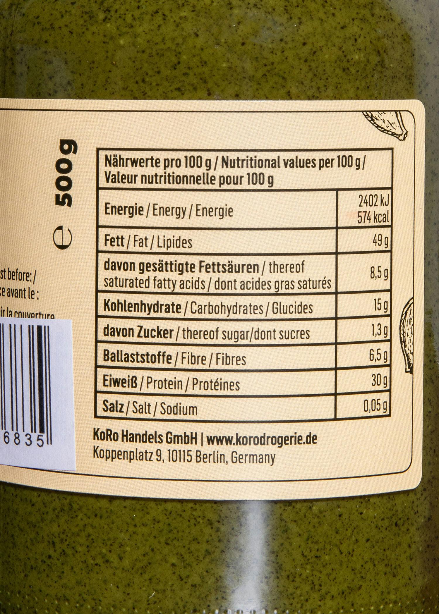 Purée de graines de courge 12 x 500 g 5/7