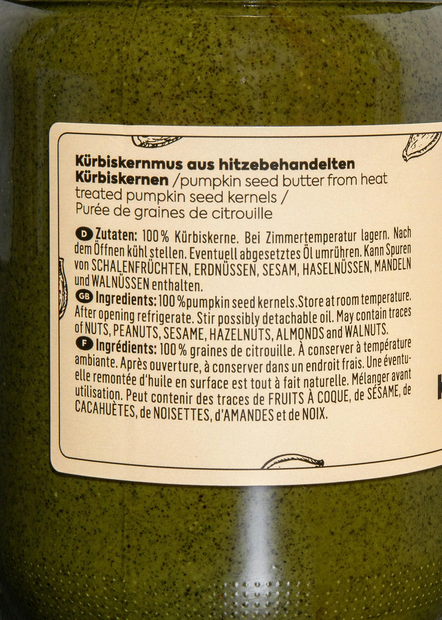 Purée de graines de courge 12 x 500 g 4/7