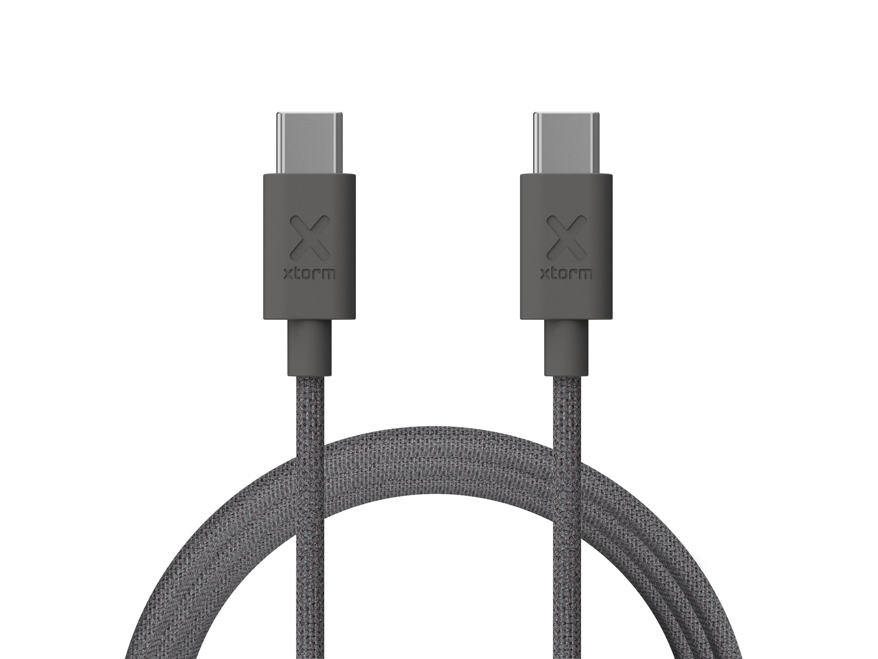 Xtorm Go2 USB-C PD 100W Kabel - 1 meter - Grijs 2/5