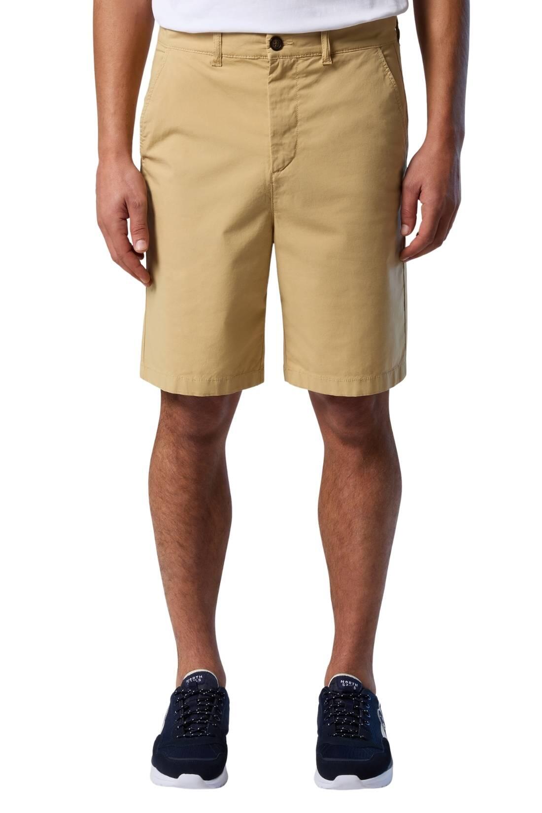 Shorts - Sportswear - Men - Chino regular en algodón con elastano - Beige 2/3