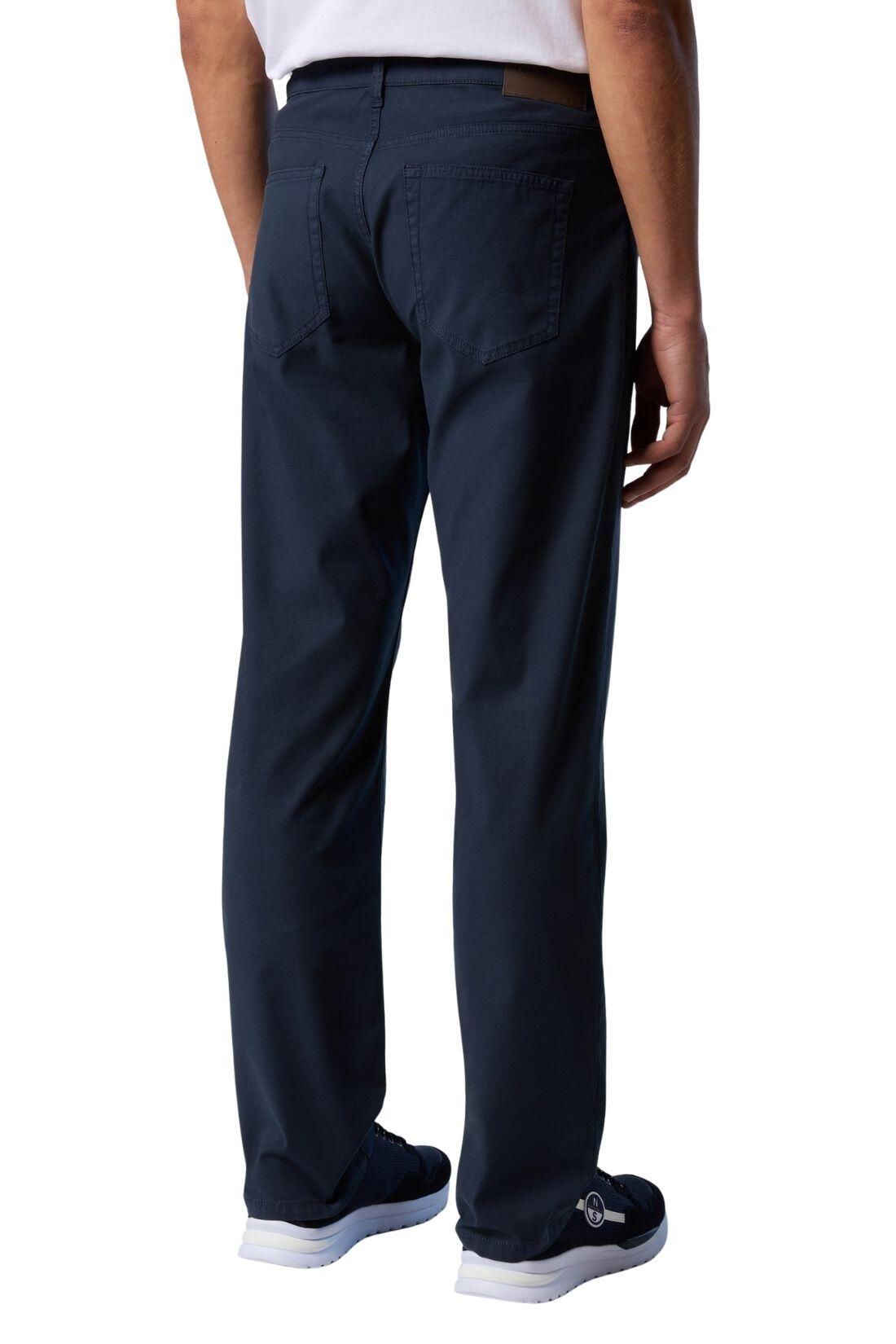Pantaloni uomo 5 tasche in dobby stretch 3/3