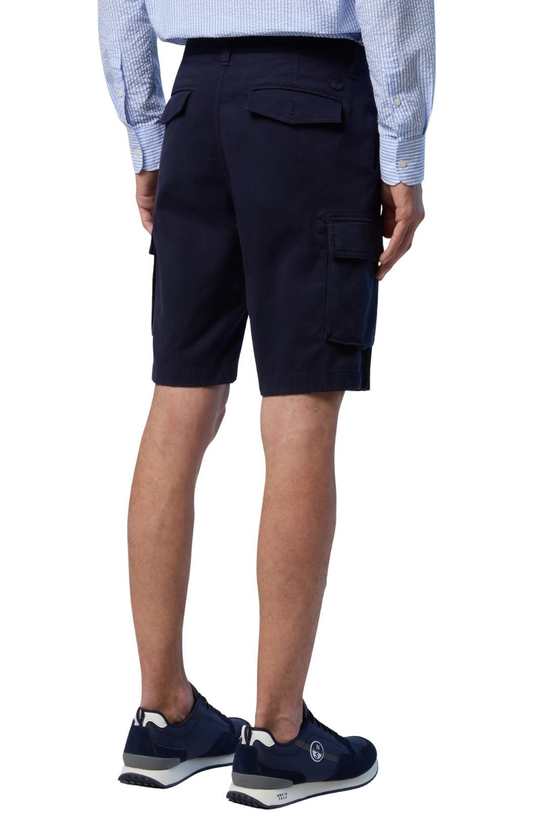 Bermuda cargo uomo America in gabardina 3/3