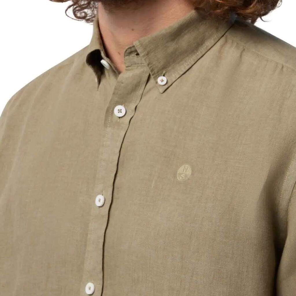 NORTH SAILS - Camicia di lino uomo button-down - Taglia 4XL