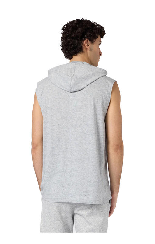 Canotta con cappuccio uomo Champion Icons Jersey di cotone leggero Grigio M 3/3