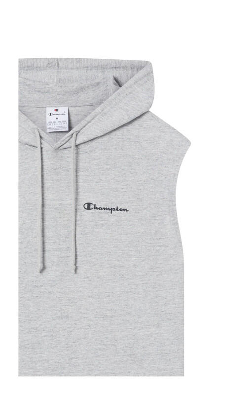 Canotta con cappuccio uomo Champion Icons Jersey di cotone leggero Grigio M 2/3