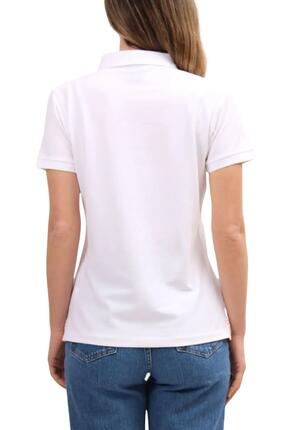 Polo femme - sportswear - manches courtes - regular fit - blanc