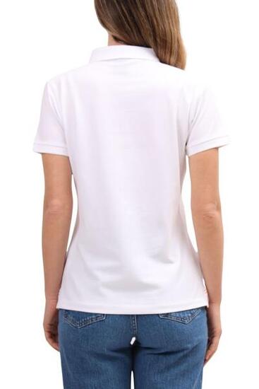 Polo femme - sportswear - manches courtes - regular fit - blanc
