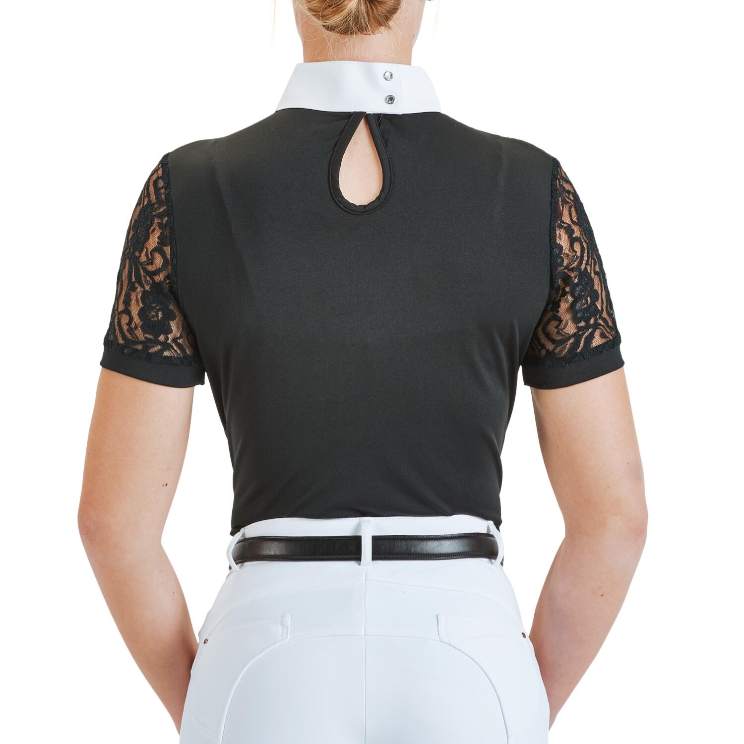 Turniershirt Damen Ravenna schwarz 2/4