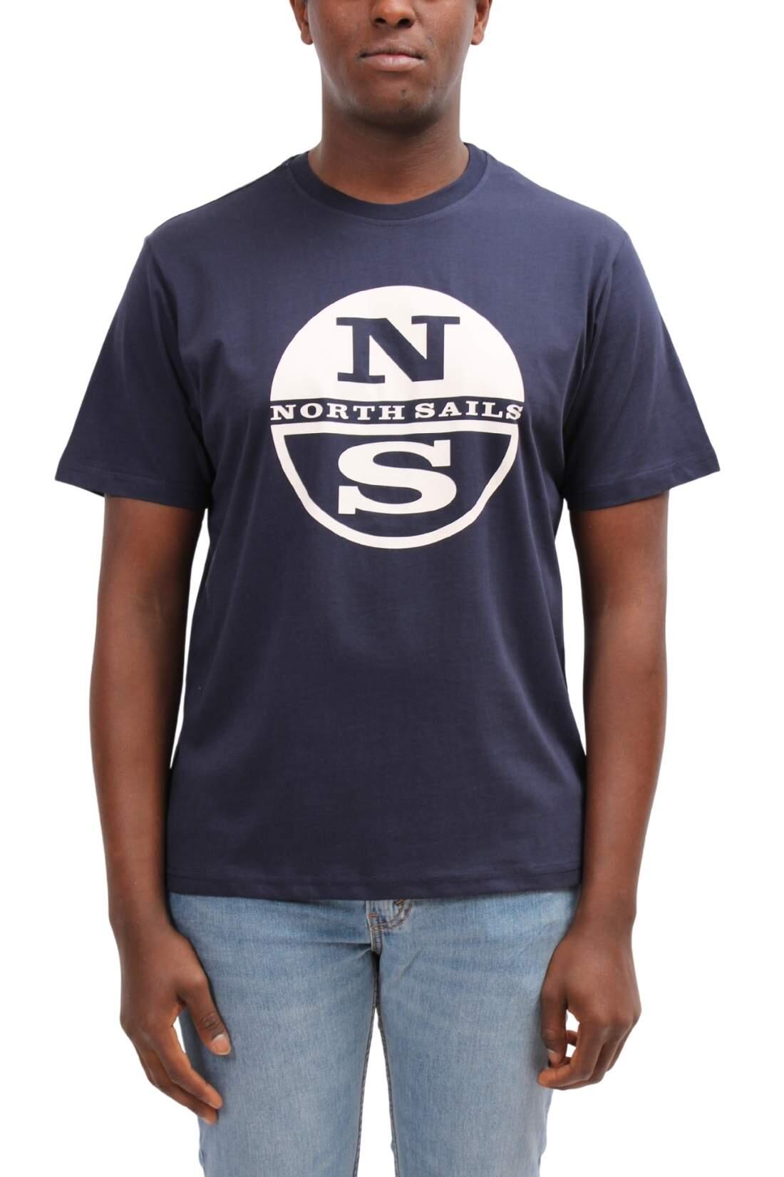 T-shirt uomo con stampa logo 3/4