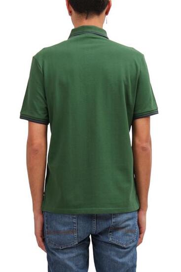 Polo - Uomo - Manica corta collo - Verde scuro