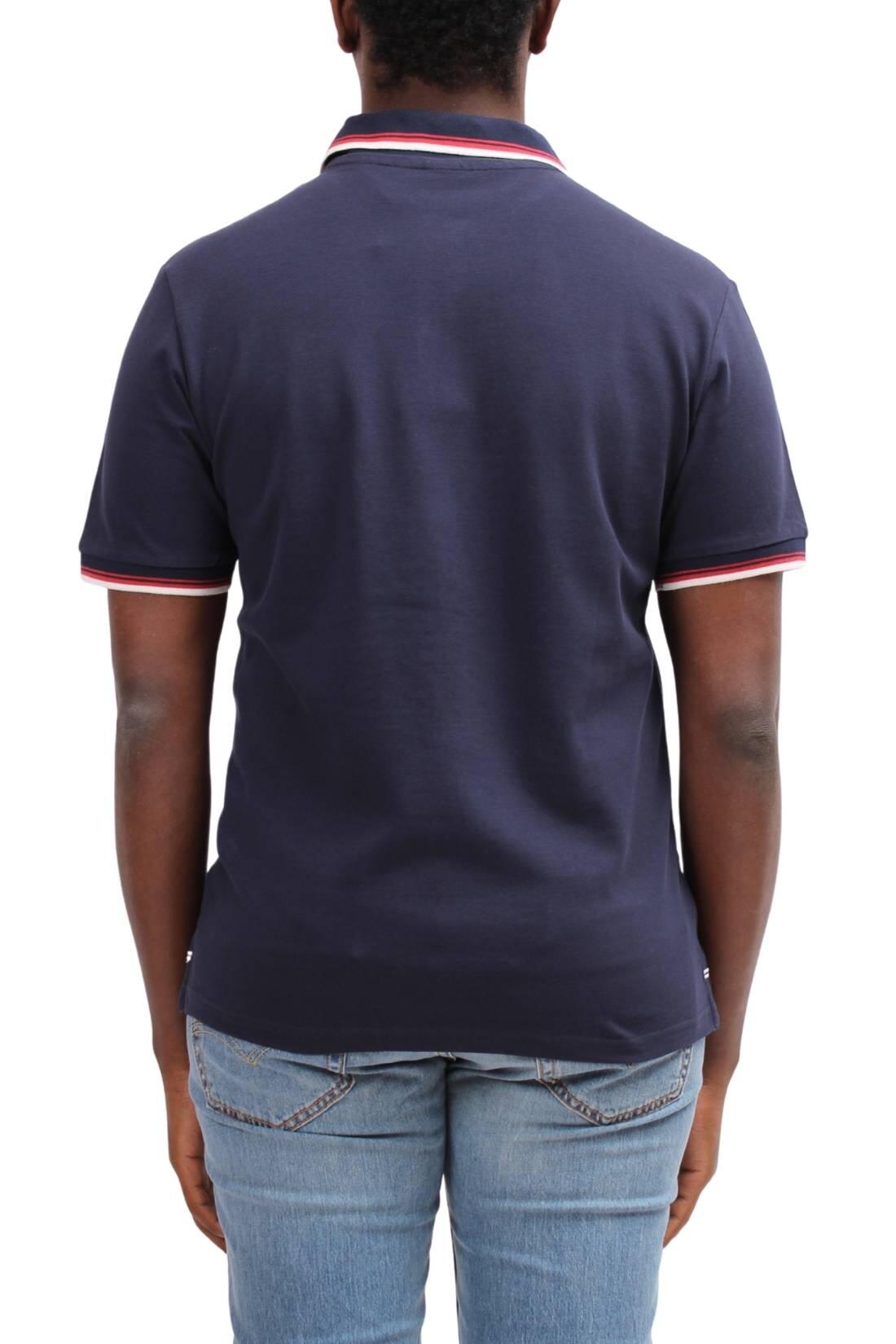 Polo uomo con profili a contrasto 1/4