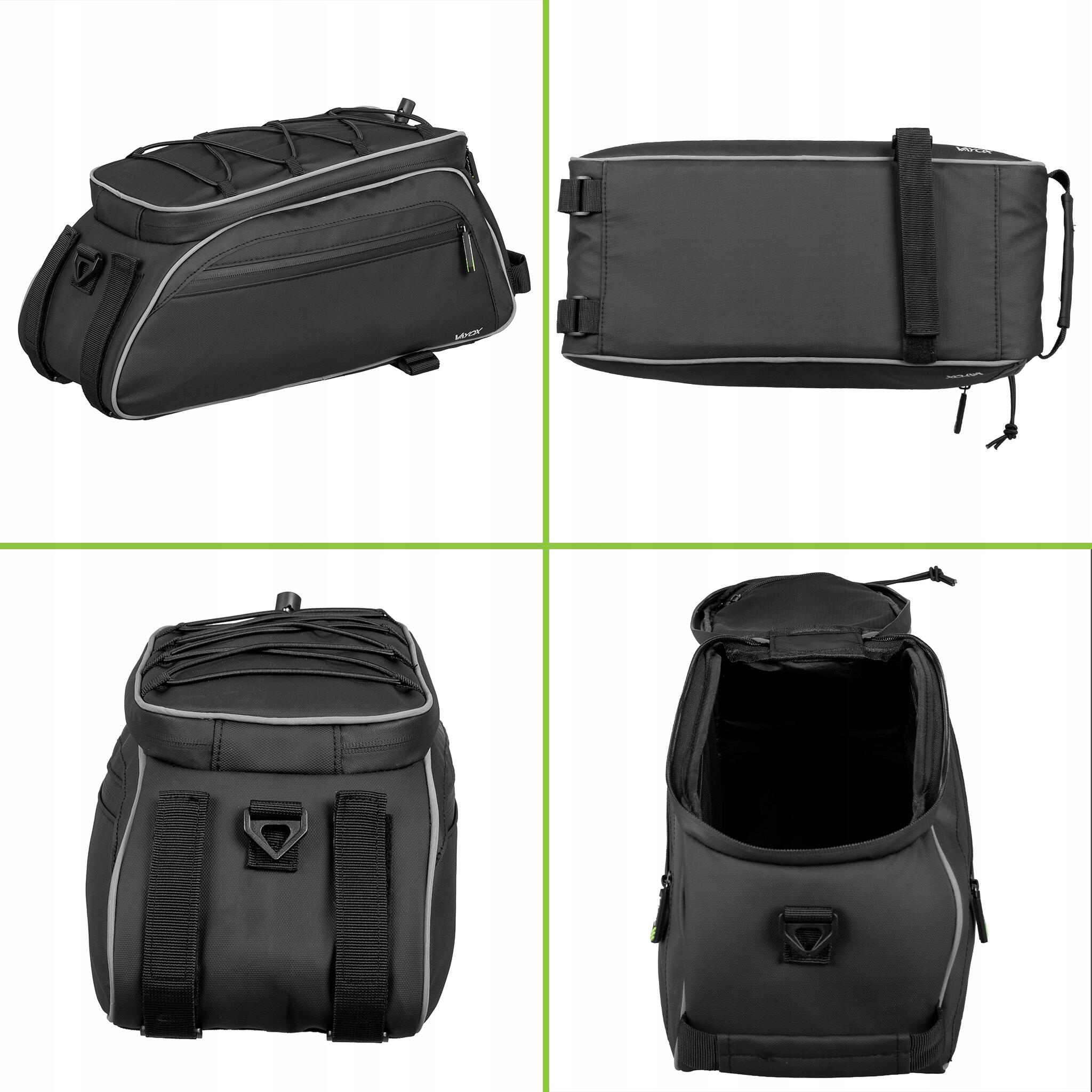 Bolsa de bicicleta para porta-bagagens VAYOX VA0448 impermeável 10L 3/8