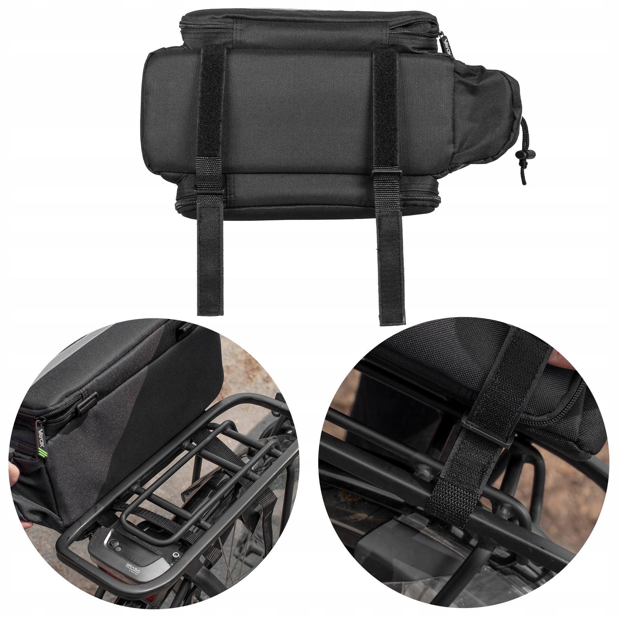 Bolsa de bicicleta para porta-bagagens VAYOX VA0449 extensível impermeável 29L 7/8