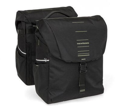 Newlooxs vigo double mik 40 l zwart/groen dubbeltas