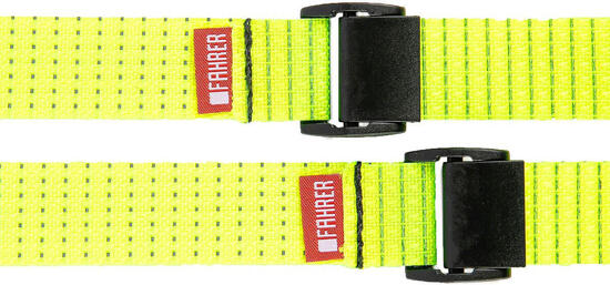 FAHRER Minigurt Zurrgurt XL neongelb 2,0 x 70,0 cm 2er-Set