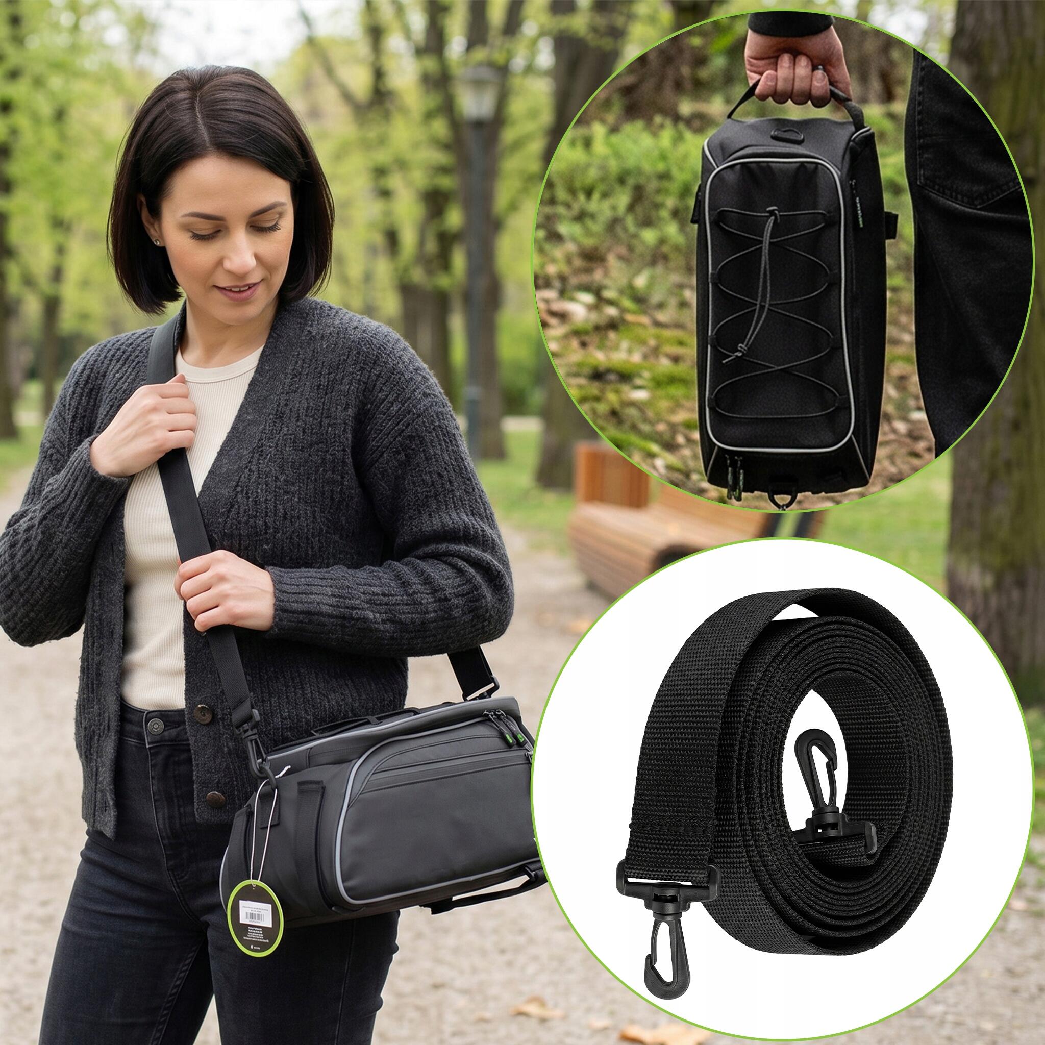 Bolsa de bicicleta para porta-bagagens VAYOX VA0448 impermeável 10L 6/8