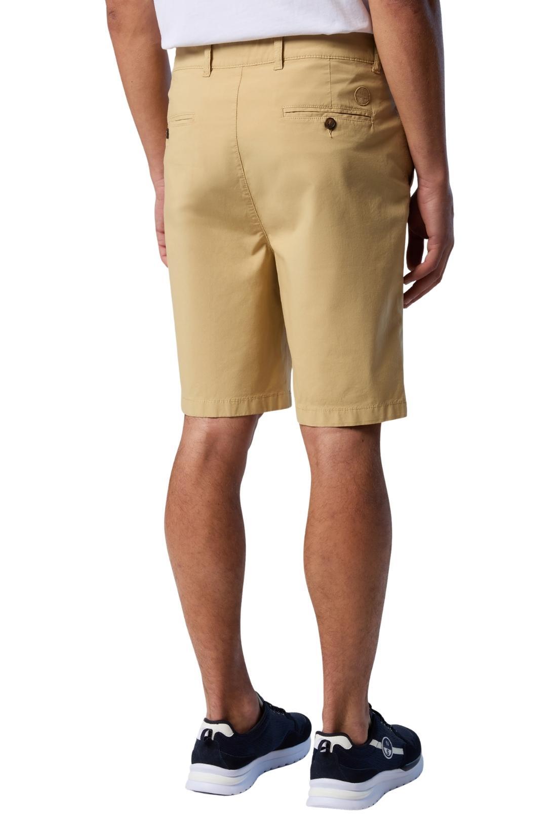 Shorts - Sportswear - Men - Chino regular en coton avec elastane - Beige 3/3