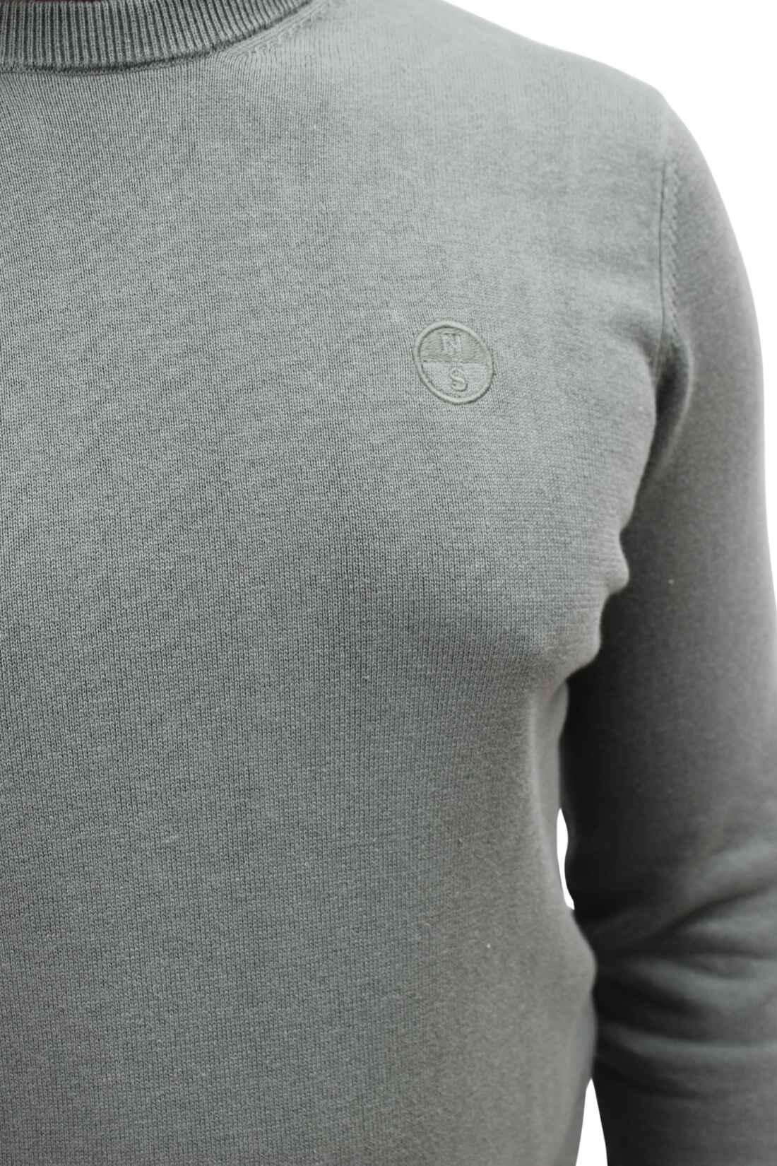 Pullover uomo slim in puro cotone 2/4