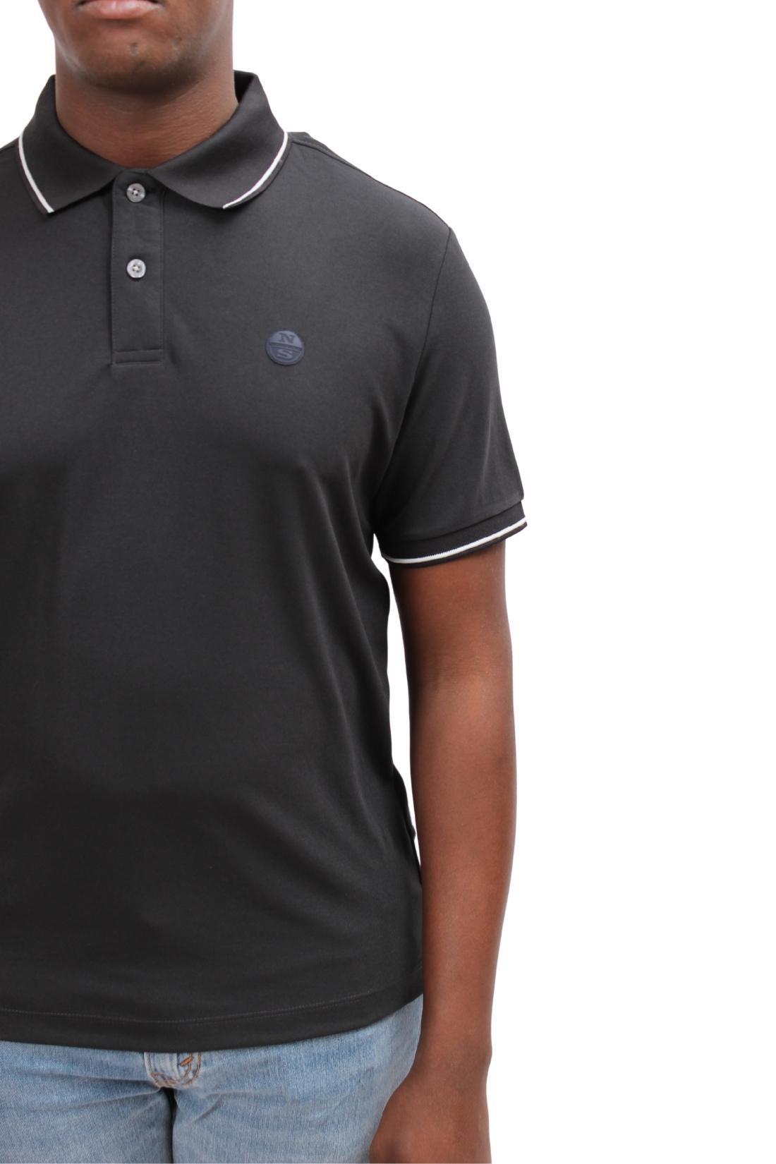 Polo uomo con patch logo 2/4