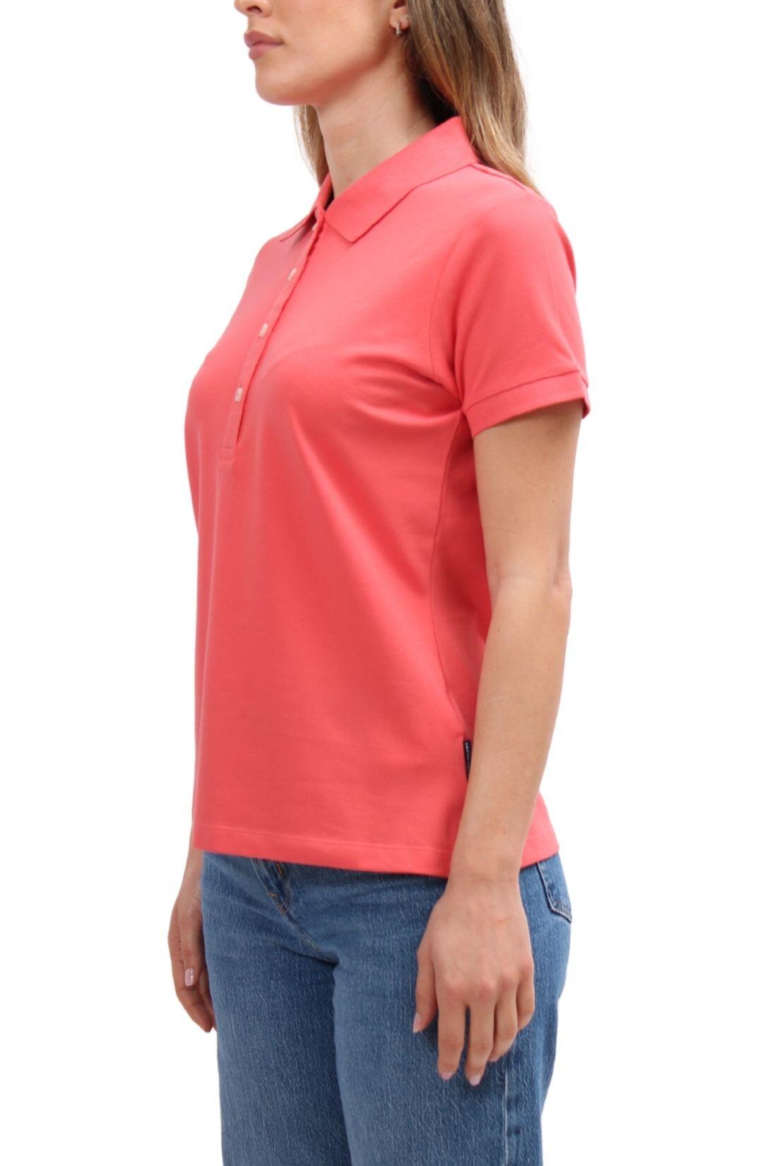 Polo algodón mujer - sportswear, regular, rosa salmón 4/4