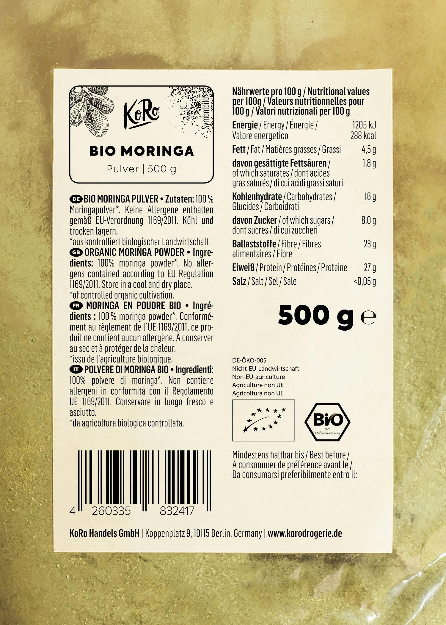Polvere di moringa bio | 500 g 4/6