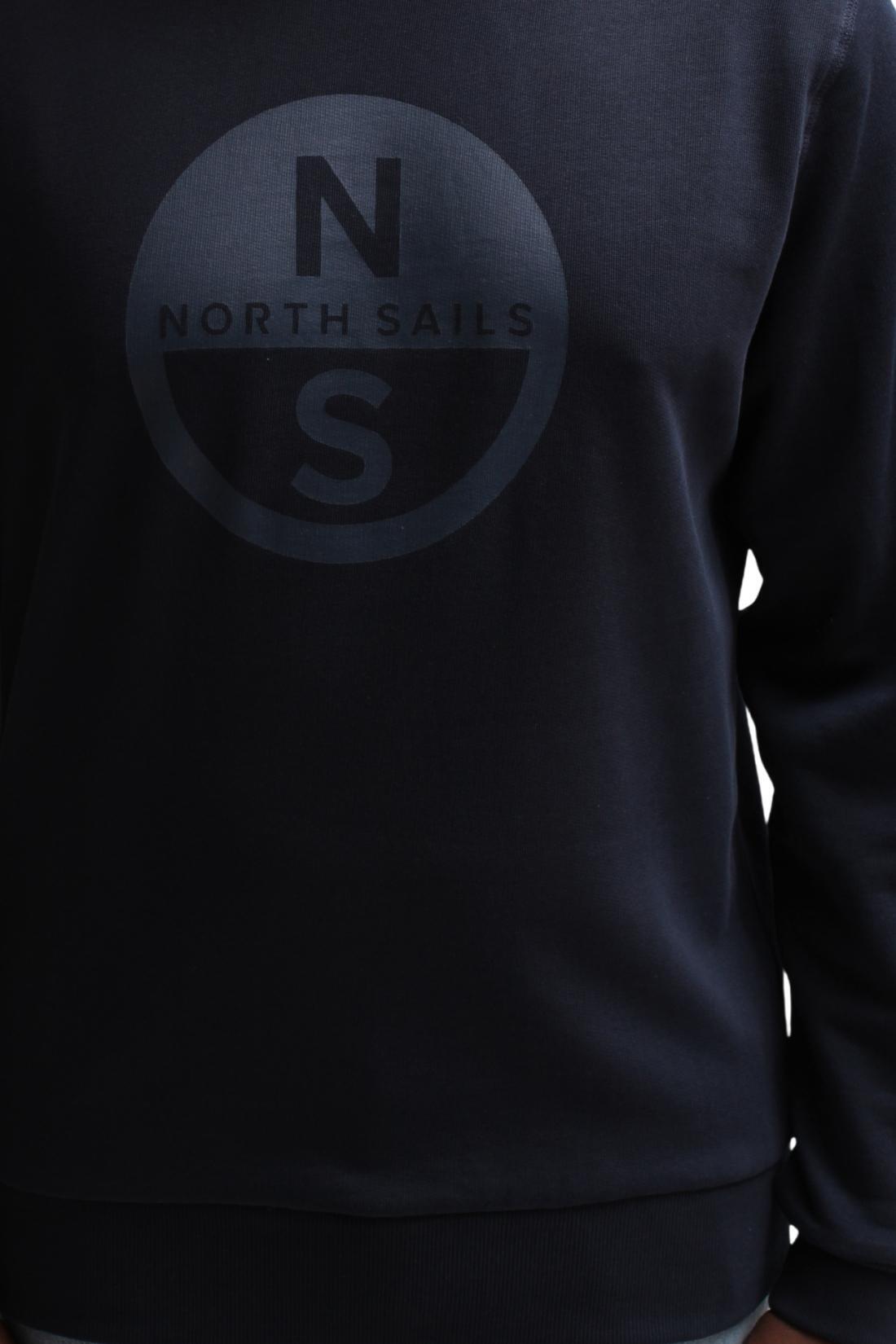Sweatshirt - sportswear - Men - model regular - logo print - navy blue 2/4