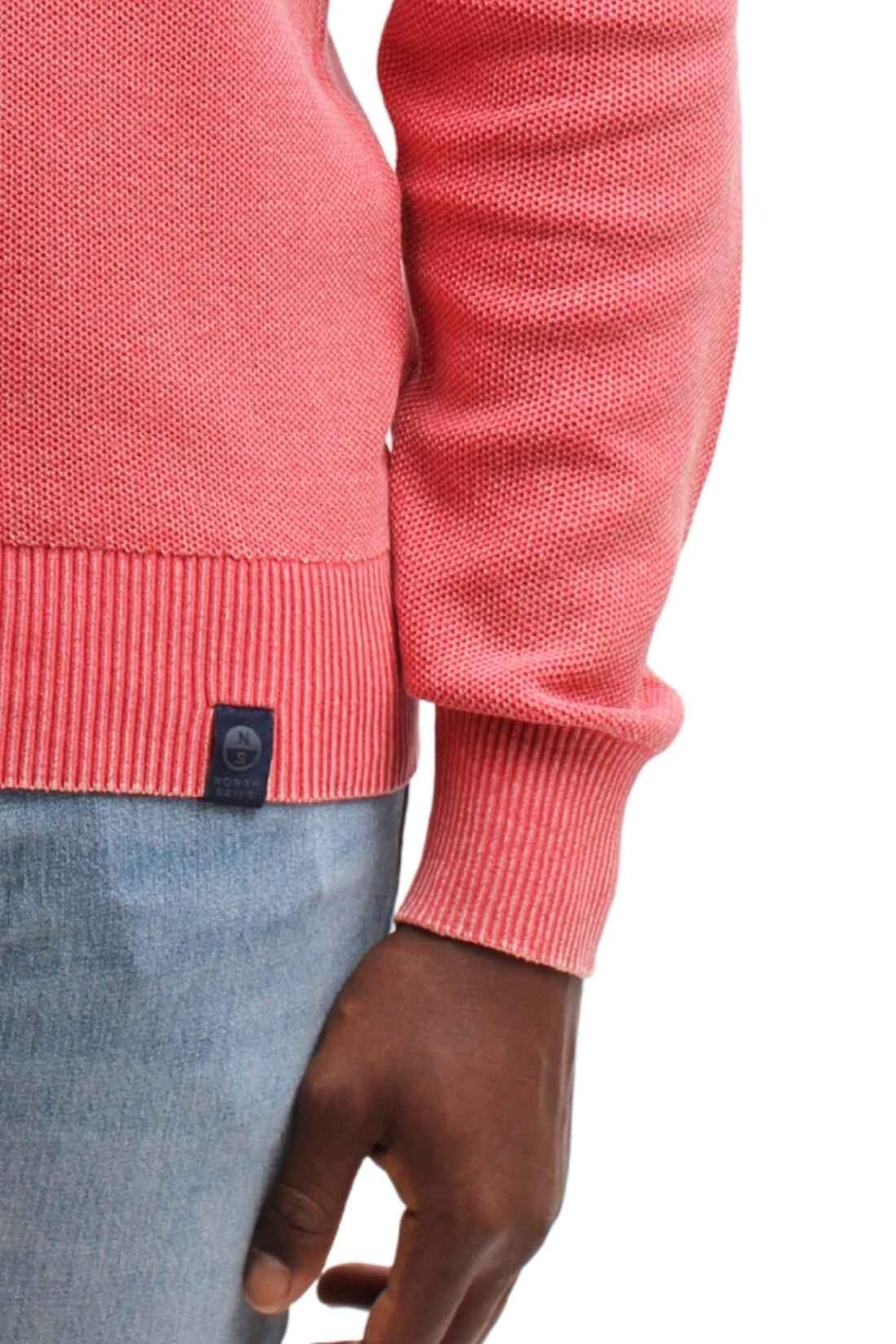 Pullover - Sportswear - Men - Model - Regular fit, 100% katoen - Red 2/4