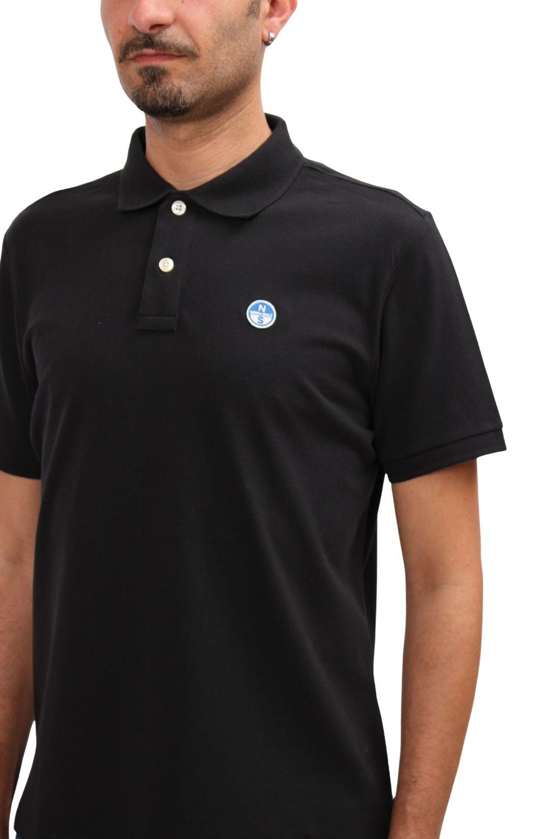 Herren - sport - polohemd - regular, kurze ärmel - schwarz 2/4