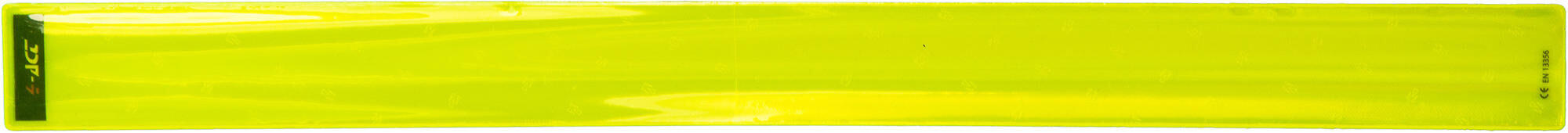4-ACT opaska odblaskowa snap wrap 3,7x45 cm, żółta
