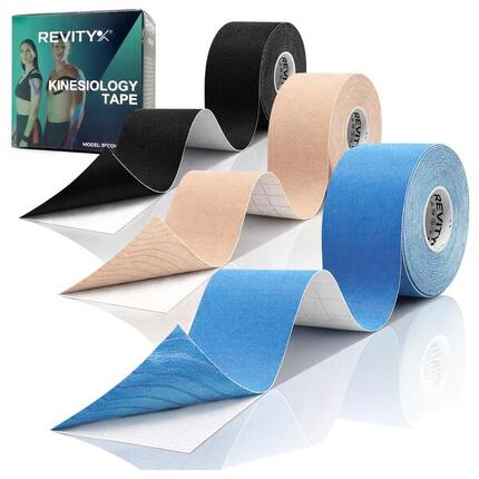 Tape kinésiologique 5 m x 5 cm, dispositif médical Revity Recovery Kinesio Tape
