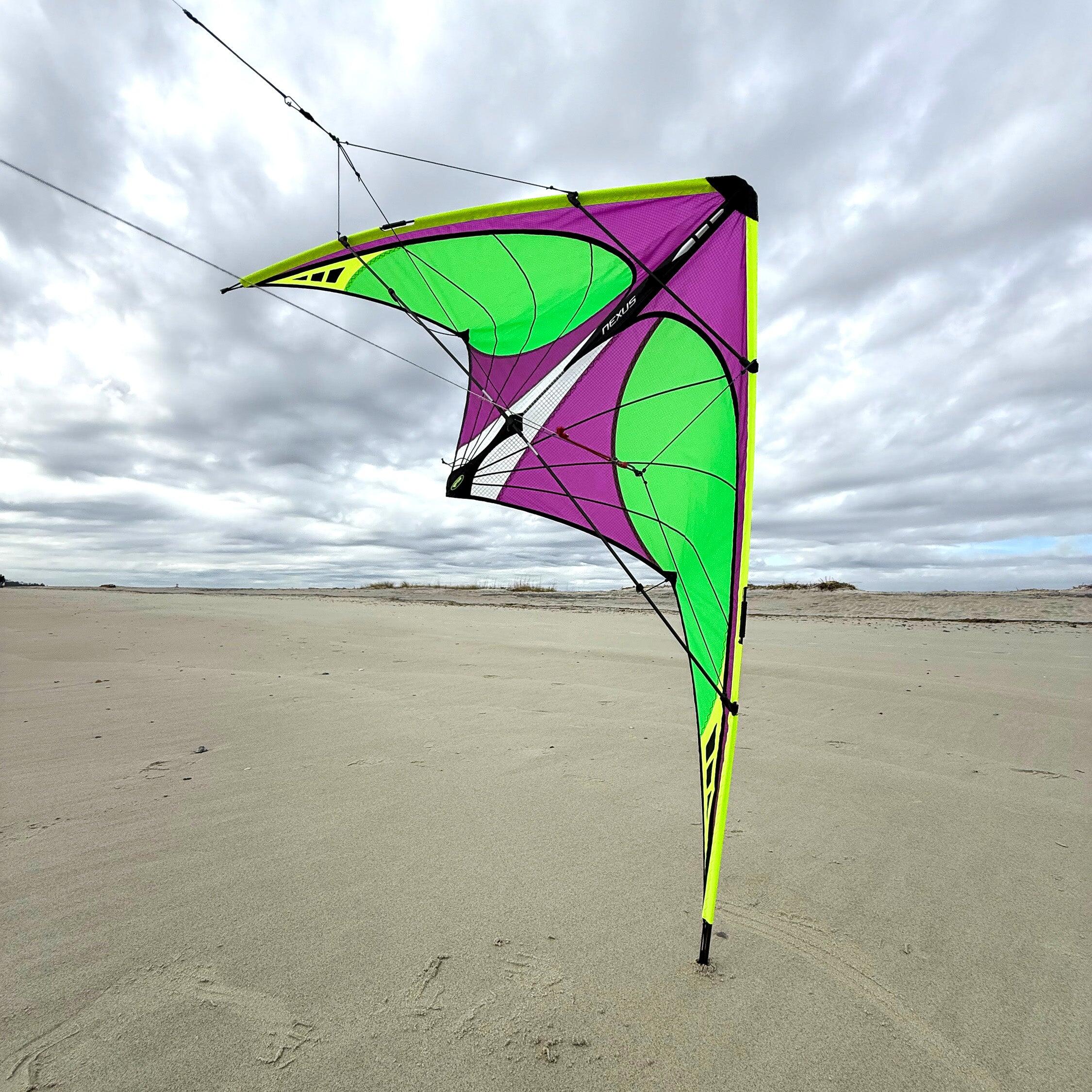 Aquilone acrobatico Prism Nexus 2.0 Venom NEXVM Verde 162 cm 3/6