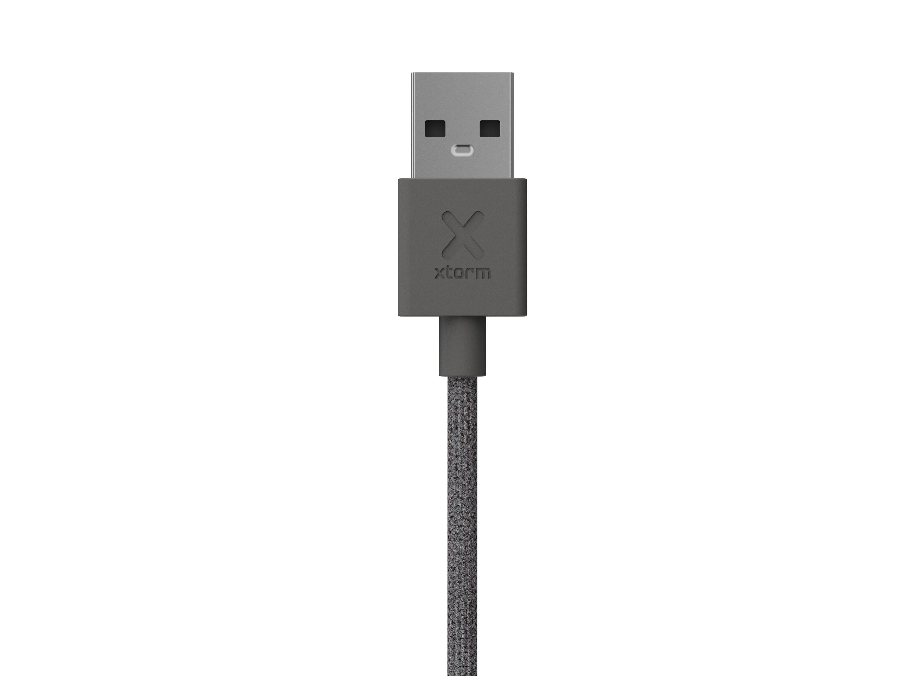 Xtorm Go2 USB naar Lightning Kabel - 1 meter - Grijs 3/5