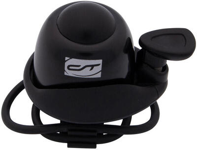 Contec fietsbel cup-a-ding 34 mm zwart, o-ring