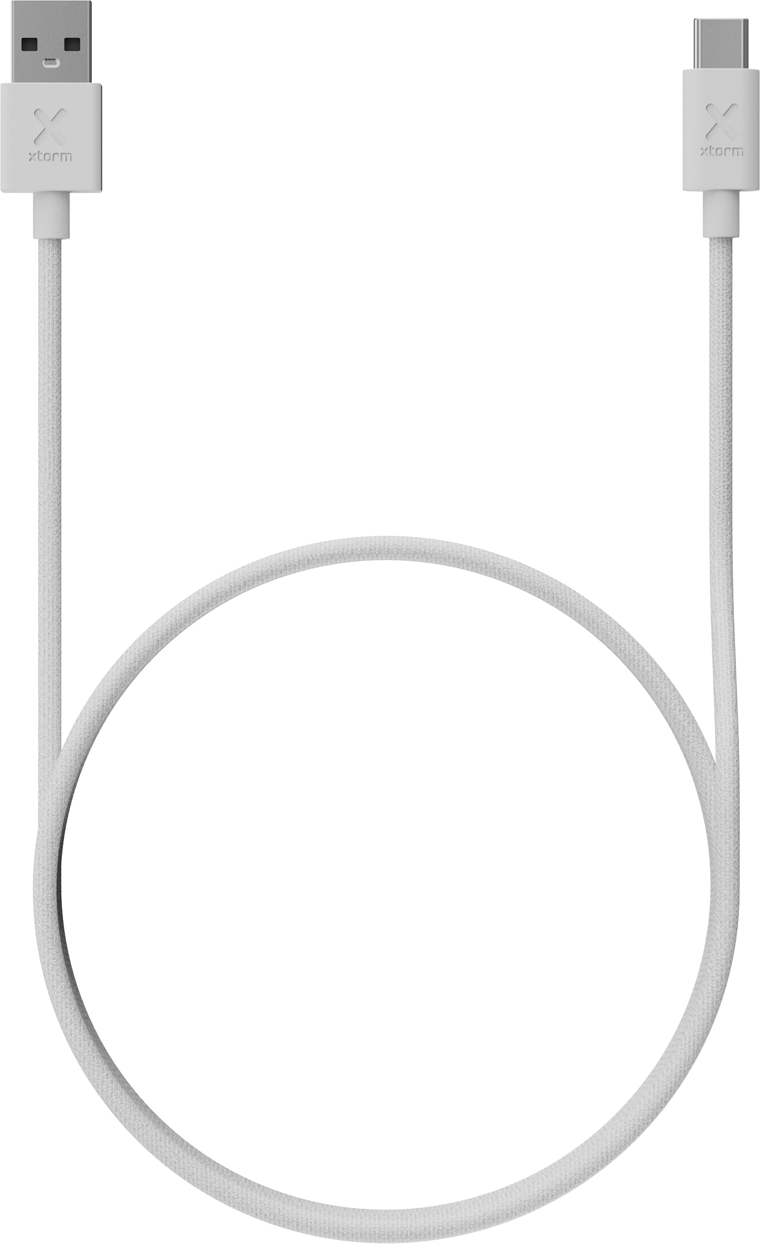 Xtorm Go2 USB-A naar USB-C Kabel - 1 Meter - Extra stevige USB-A Kabels - Wit 2/6