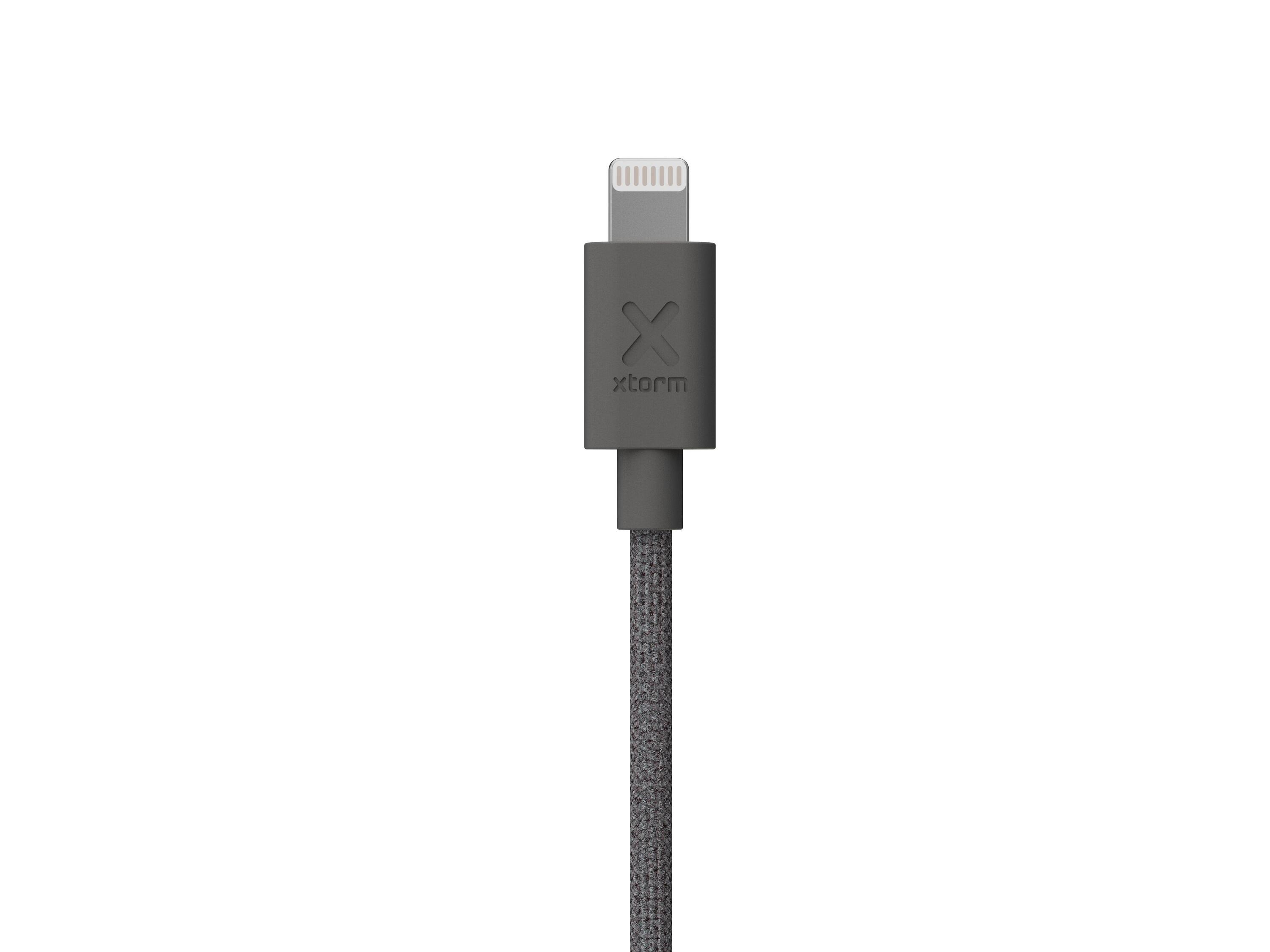 Xtorm Go2 USB naar Lightning Kabel - 1 meter - Grijs 4/5