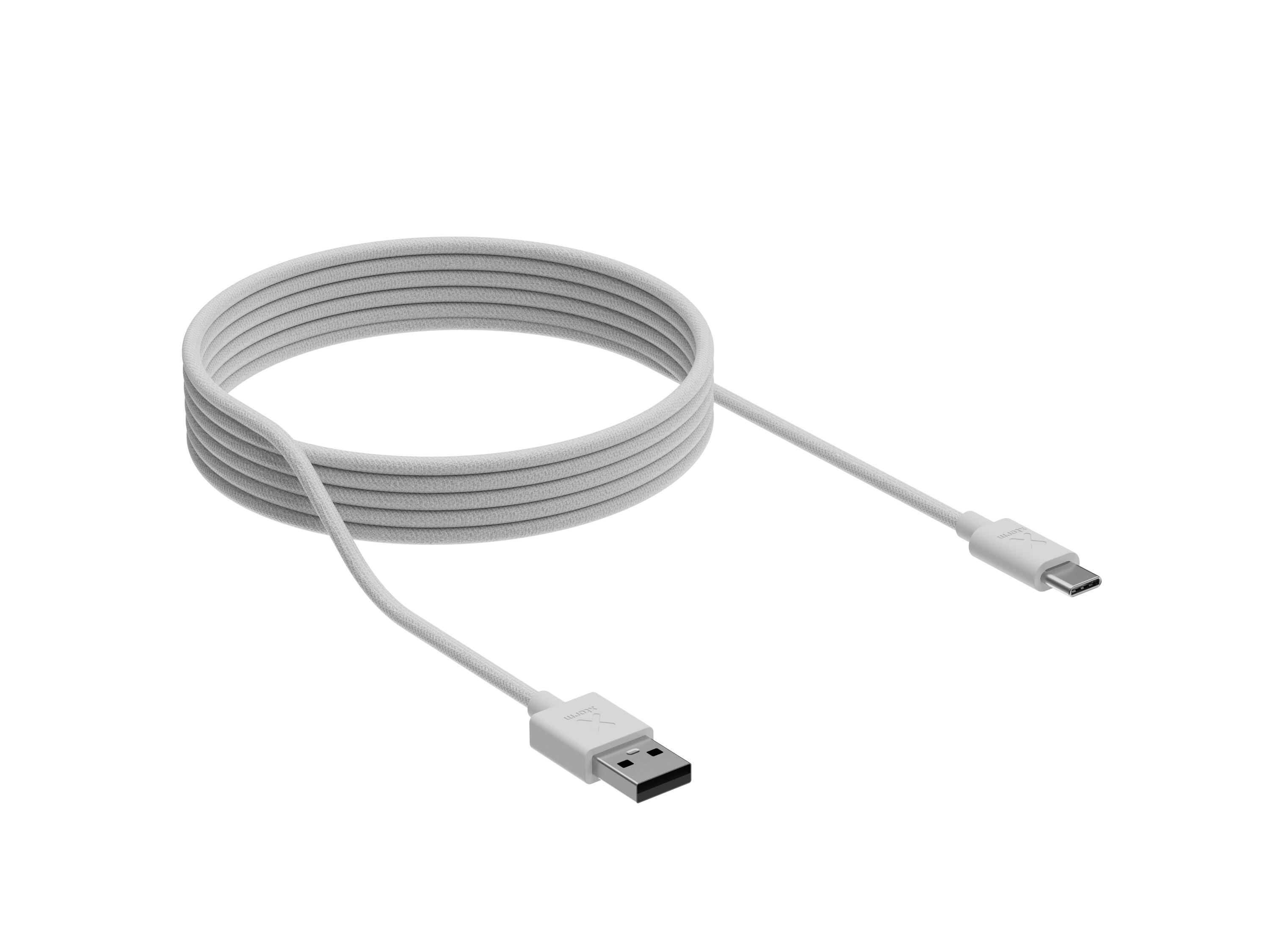 Xtorm Go2 USB-A naar USB-C Kabel - 1 Meter - Extra stevige USB-A Kabels - Wit 4/6