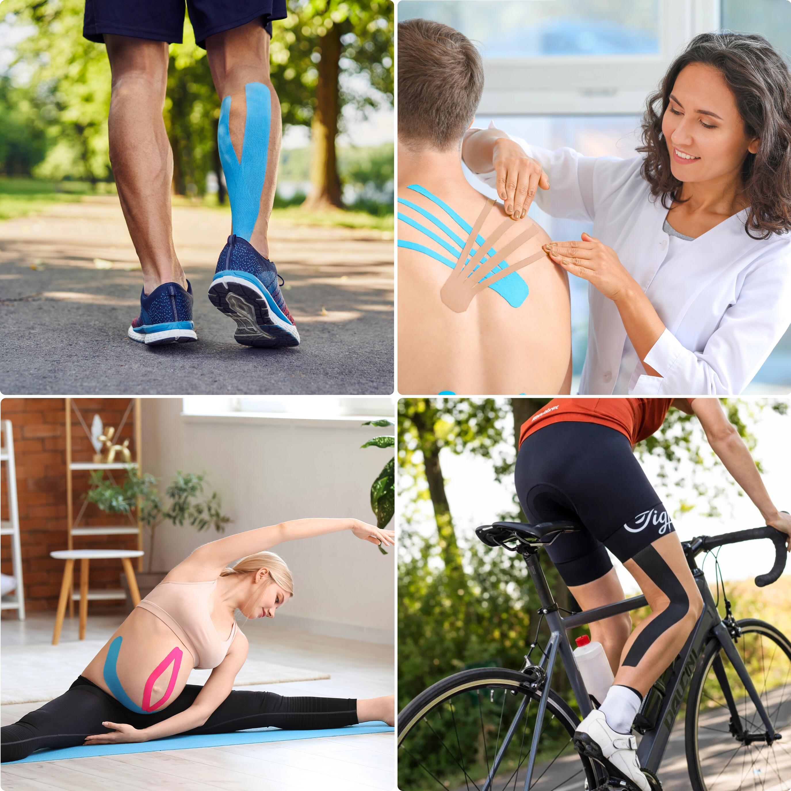 Cinta kinesiológica 5 m × 5 cm, venda de sujeción Kinesiotape - Recovery Tape x2 2/7