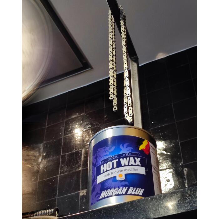 Cera para correntes de bicicleta Hot Wax com modificador de atrito 625 g 2/4