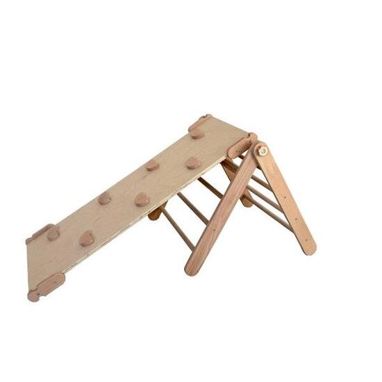 Montessori Kletterdreieck mit Rutsche Indoor