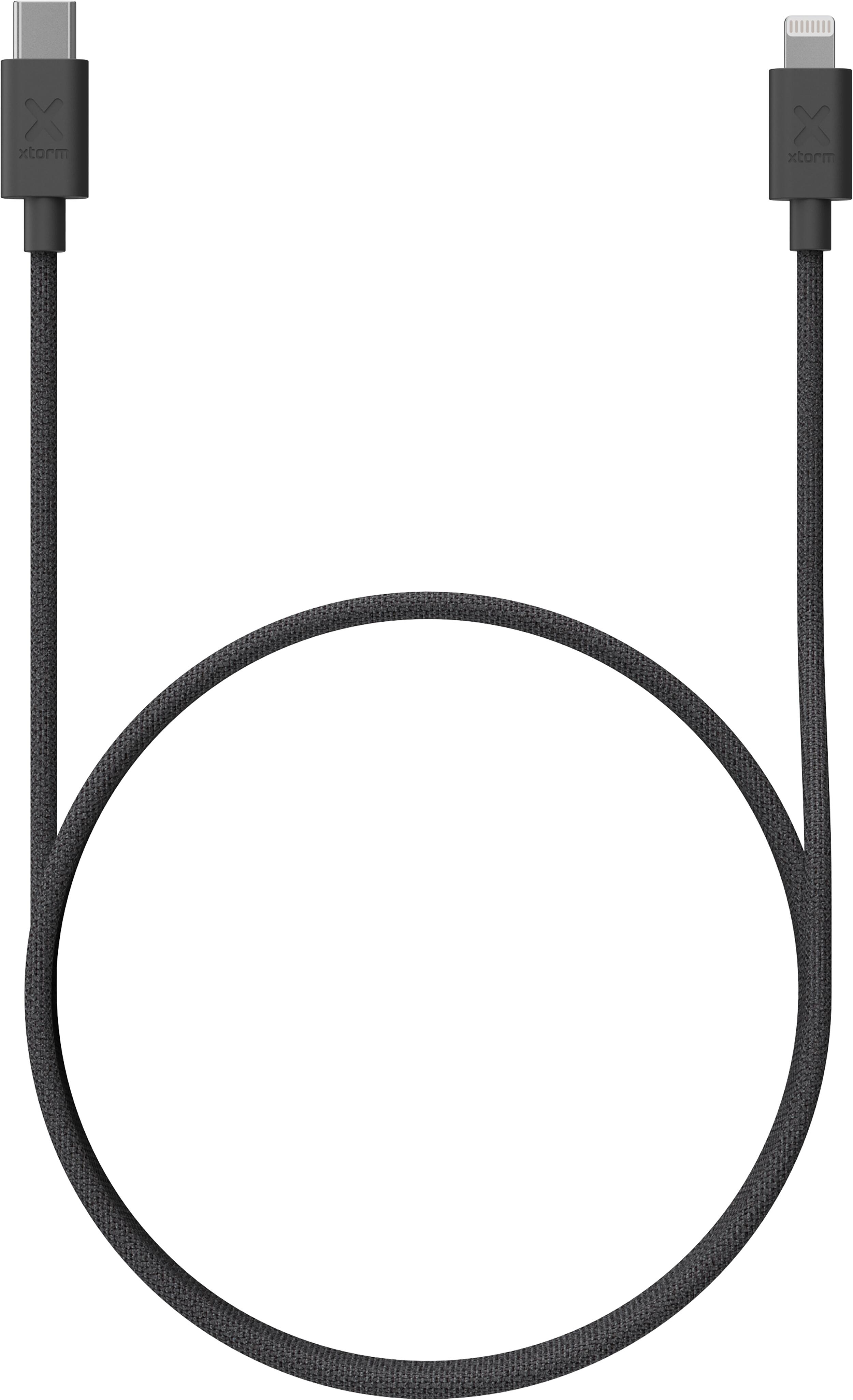 Xtorm Go2 USB-C naar Lightning Kabel - 1 Meter - Zwart 2/5