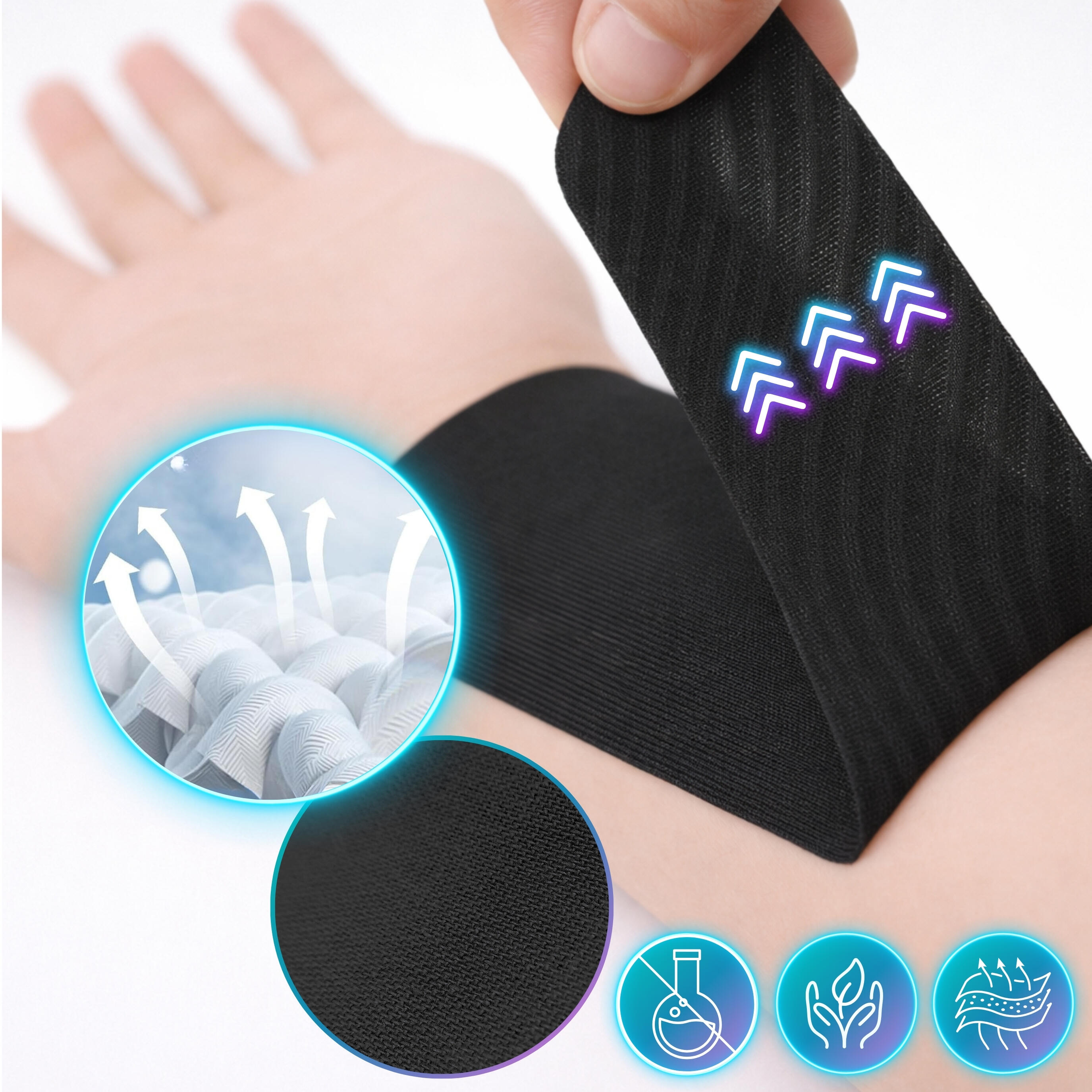 Cinta kinesiológica 5 m × 5 cm, venda de sujeción Kinesiotape - Recovery Tape x2 3/7