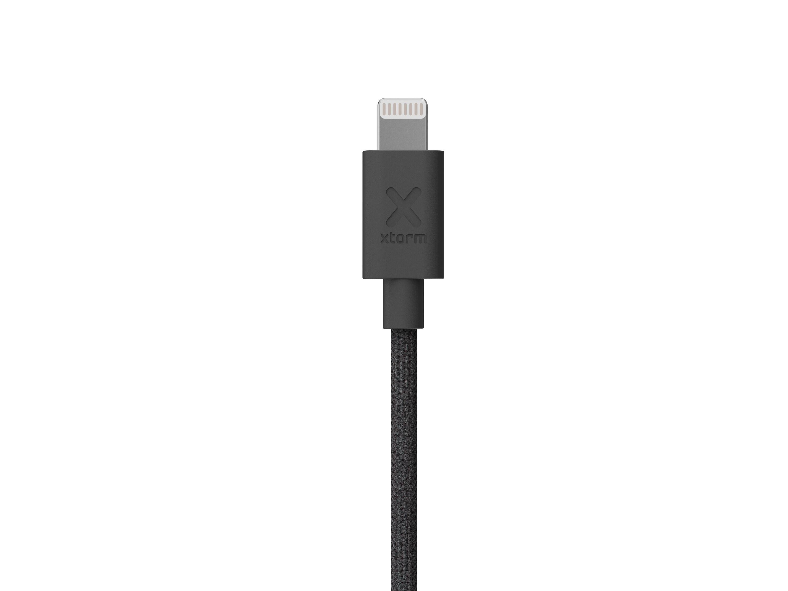 Xtorm Go2 USB-C naar Lightning Kabel - 1 Meter - Zwart 4/5