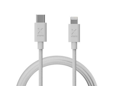 Xtorm go2 usb-c naar lightning kabel - 1 meter - zwart