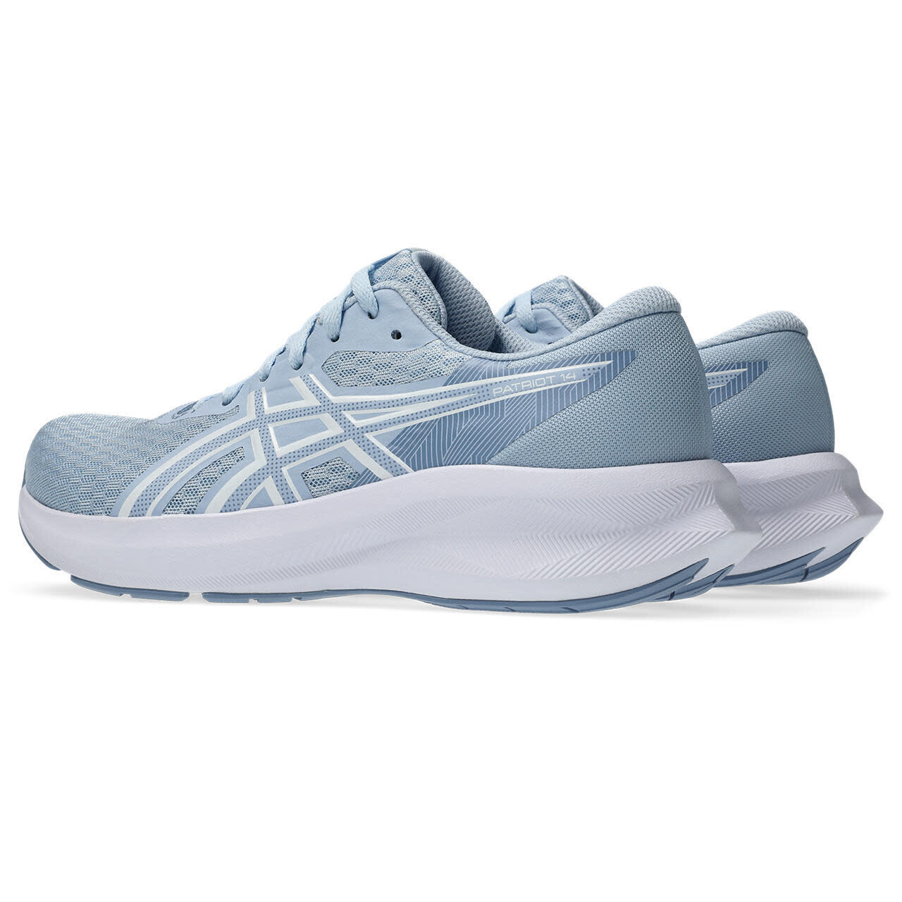 Chaussures De Running Femme - ASICS Patriot 14 W  -   Air/White 3/6