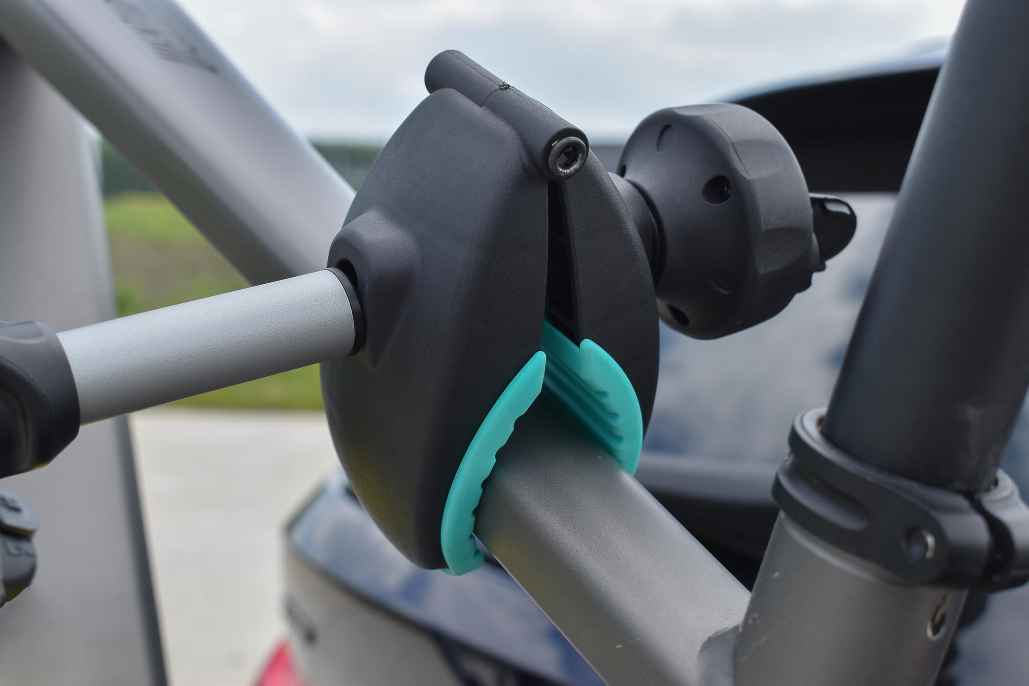Portabici E-DUO per 2 biciclette elettriche - pieghevole - inclinabile 6/7