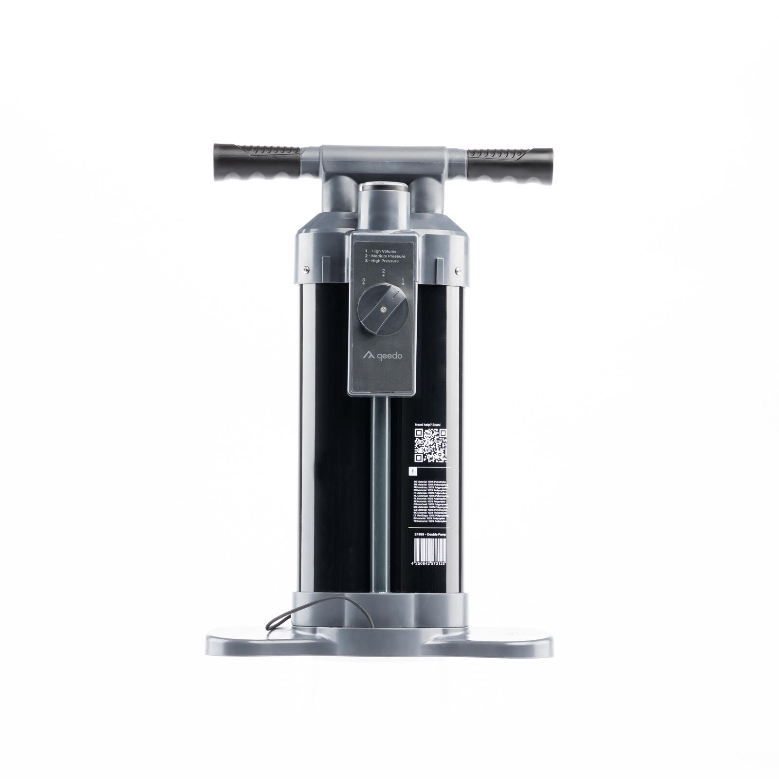 qeedo Doppelhub-Handpumpe Double Pump - 29 PSI (2,0 bar) 3/7