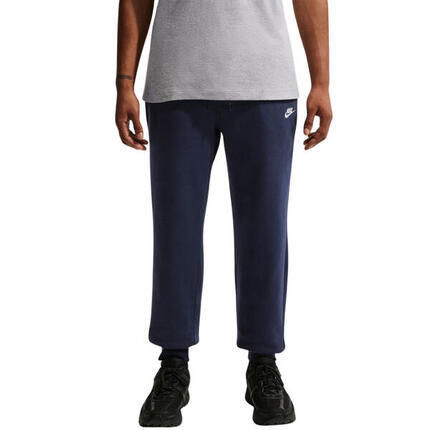 Pantalon Nike Club BB Jogger homme, tissu brossé, bleu marine