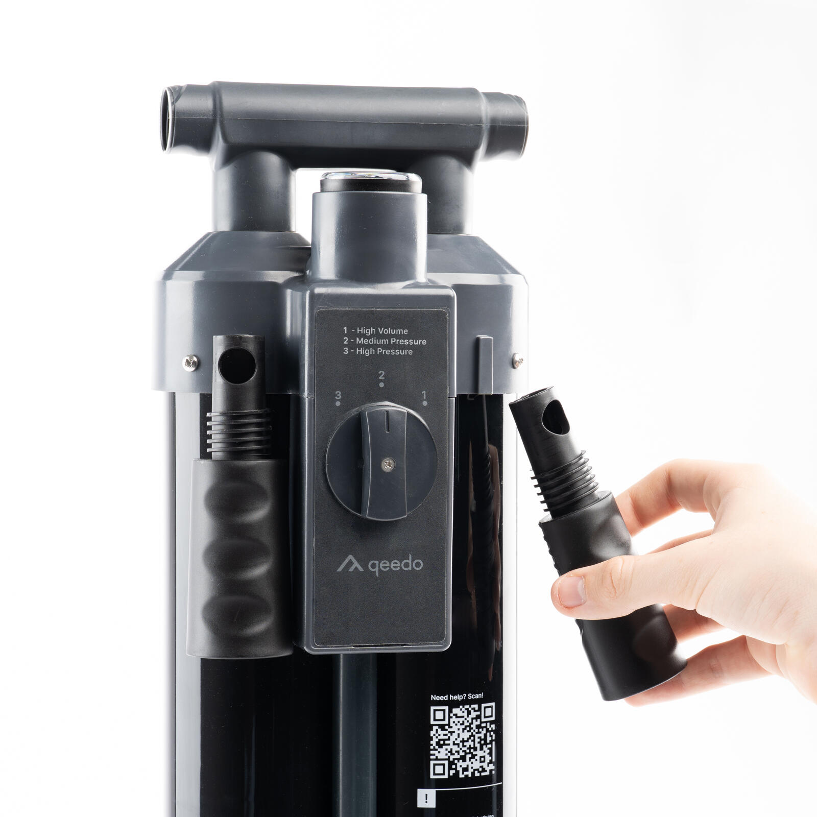 qeedo Doppelhub-Handpumpe Double Pump - 29 PSI (2,0 bar) 7/7