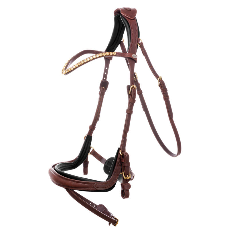 Fourreau de bridon doublure en cuir Kavalkade Caliano Via 2/3